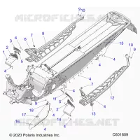 CHASSIS, PROTECCIÃ³N DEL EMBRAGUE, FOOTRESTS, AND RUNNINGBOARDS