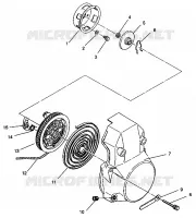 ARRANQUE DE RETROCESO ASSEMBLY 440 0942760 and 440 SKS 0942560 (4925072507038A)