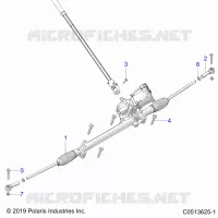 DIRECCION INFERIOR STEERING ASM.