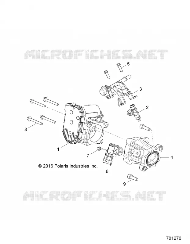 ENGINE, CUERPO DE MARIPOSA AND FUEL RAIL