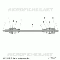 TREN, FRONT HALF SHAFT