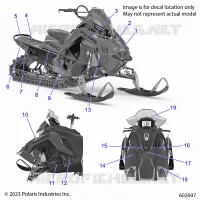 ETIQUETAS, ZENITH BLUE SIDE PANEL W/ISKY BLUE ACCENT