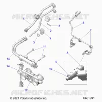 SISTEMA DE COMBUSTIBLE, RAIL, LINES AND THROTTLE BODY