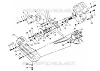 CAJA DE ENGRANAJES/FRENO and cubierta de la cadena MOUNTING Sportsman 4x4 W948040 (4926842684C003)