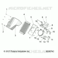 ENGINE, SISTEMA DE REFRIGERACIÃ“N, RADIATOR/SHROUD