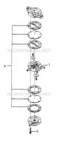 BOMBA DE COMBUSTIBLE 500 0972764,  EUROPEAN 500 E972764,  500 SKS 0972564, EUROPEAN 50 (4938393839D005)