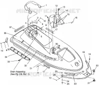 CASCO Y CUERPO ASSEMBLY SLX 780 B954287 (4933953395A005)