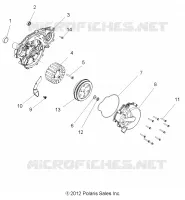 MOTOR, STATOR AND VOLANTE
