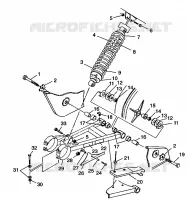El balanceo del brazo y CHOQUE Trail Blazer W98BA25C (4945464546B009)