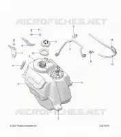 SISTEMA DE COMBUSTIBLE, FUEL TANK ASM.