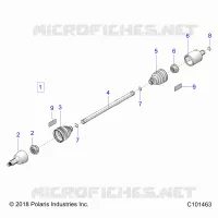 TREN, DRIVE SHAFT, FRONT