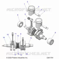 ENGINE, PISTON AND CIGUEÑAL