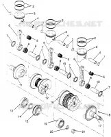 PISTÓN Y CIGÜEÑAL 600 XCR SP 0965677 AND EUROPEAN 600 XCR SP E965677 (4932063206D004)