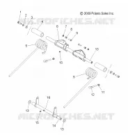 SUSPENSION, TRASERO ARM PAR and PIVOT ARM