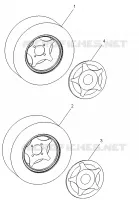 RUEDAS, OPCIONES, CHROME and SILVER