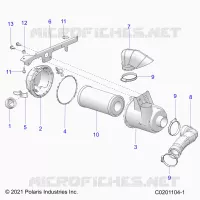 ENGINE, TOMA DE AIRE SYSTEM