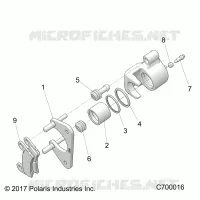 FRENO TRASERO CALIPER