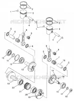 PISTÓN Y CIGÜEÑAL WIDETRAK GT 0972061 AND EUROPEAN WIDETRAK GT E972061 (4938173817C007)