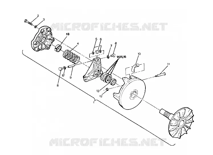 Embrague ASSEMBLY 350 4X4 / W928139 (4922832283025A)
