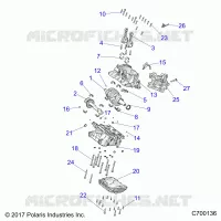 ENGINE, CRANKCASE AND CIGUEÑAL