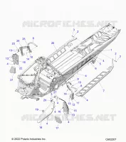 CHASSIS, PROTECCIÃ³N DEL EMBRAGUE,  FOOTRESTS, AND RUNNING BOARDS
