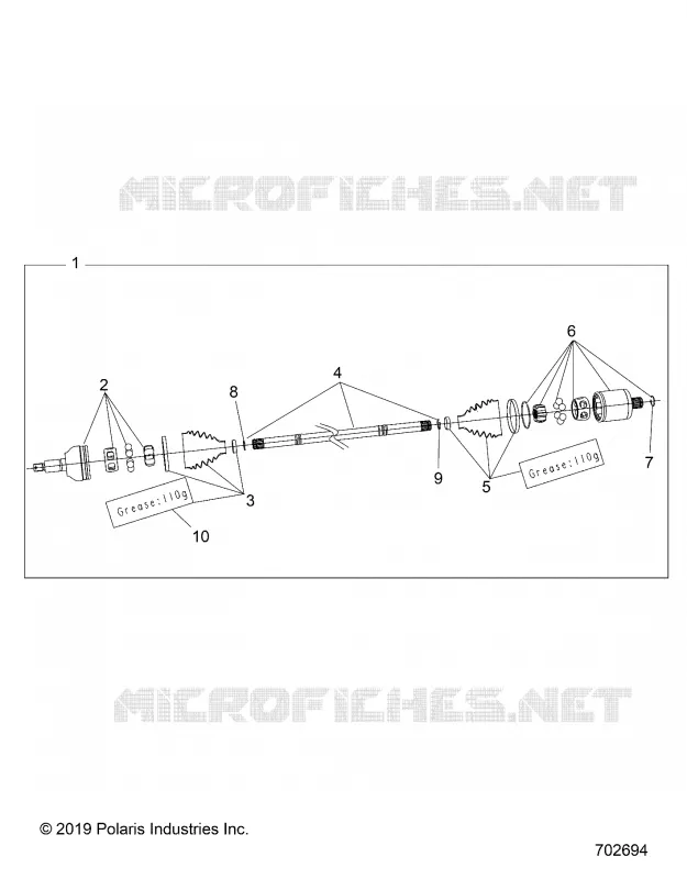 TREN, HALF SHAFT, FRONT