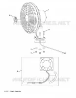 OPCIONES, DASH FAN, BLACK, FAN AND HARDWARE ONLY
