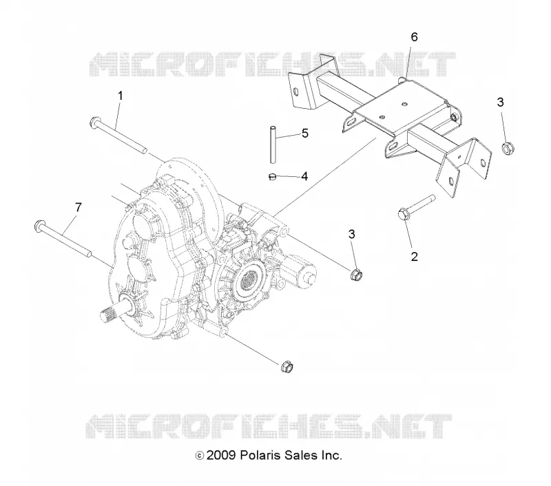 TREN, MAIN GEARCASE MOUNTING