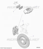 BRAKES, PINZA FRENO DELANTERA