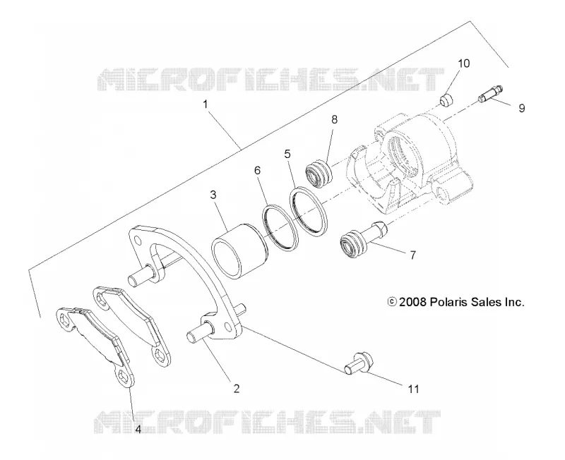 FRENOS, REAR CALIPER