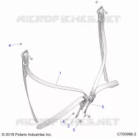 ASIENTO BELT MOUNTING