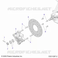 SUSPENSIÃ“N DELANTERA HUB AND BRAKE DISC