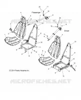 ASIENTO AND SEAT BELT MOUNTING