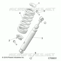 SUSPENSION, CHOQUE FRONTAL MOUNTING