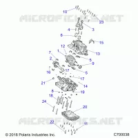 ENGINE, CRANKCASE AND CIGUEÑAL