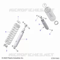 SUSPENSION, CHOQUE FRONTAL MOUNTING