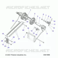 SUSPENSION, TRASERO ARM PAR