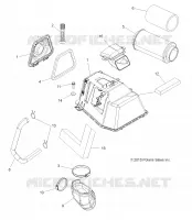 MOTOR, TOMA DE AIRE (BUILT 10/23/10 AND AFTER)