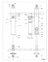 SUSPENSION TRASERA SHOCK INTERNALS-  Z21PAE92AE/AN/BE/BN (C700165-2)