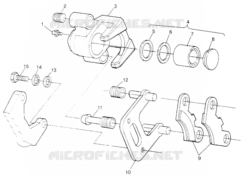 FRONT FRENO Sportsman 4x4 W968040 (4935943594B008)