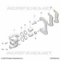 BRAKES, PINZA FRENO TRASEIRA