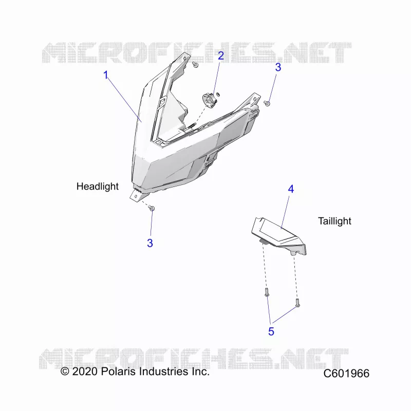 ELECTRICA, HEADLIGHT AND TAILLIGHT
