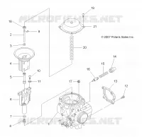 MOTOR, CARBURADOR UPPER