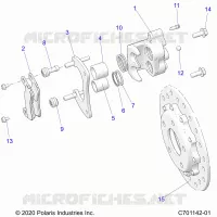 BRAKES, PINZA FRENO TRASEIRA
