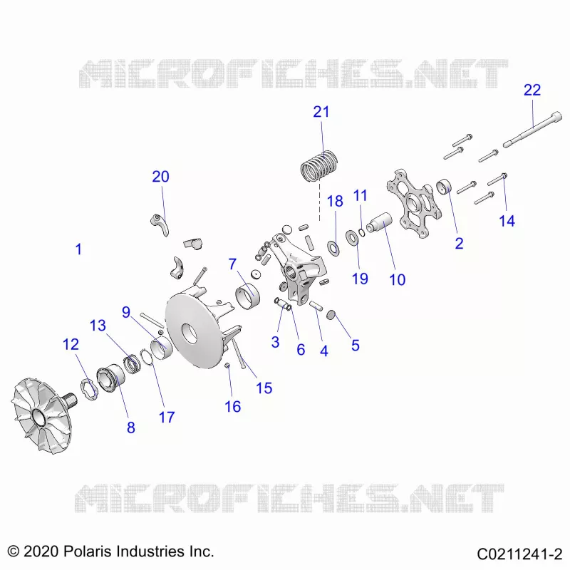 TREN, PRIMARY CLUTCH