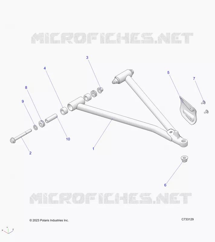 SUSPENSION, A-ARM AND PUNTAL MOUNTING