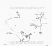 ELECTRICA, WIRE HARNESS, HOOD, ELECTRIC START