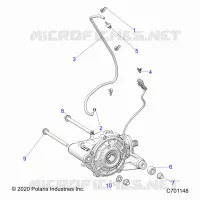 TREN, FRONT GEARCASE MOUNTING