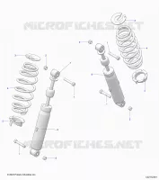 SUSPENSION TRASERA SHOCK AND MOUNTING