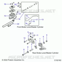 BRAKES, BRAKE LEVERS AND CILINDRO MAESTROS